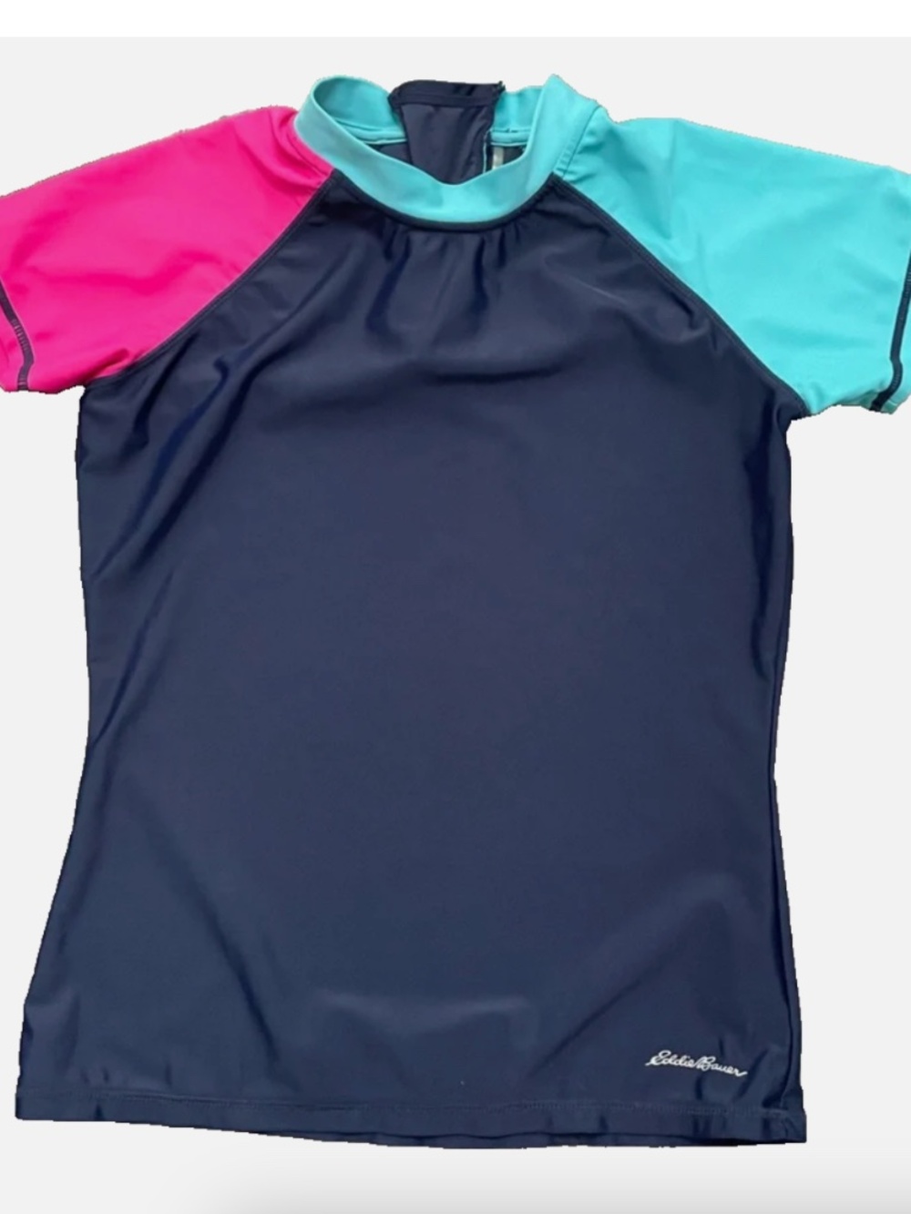 Girls Swim Rash Guard Size Large Eddie Bauer 14/16 Rashguard